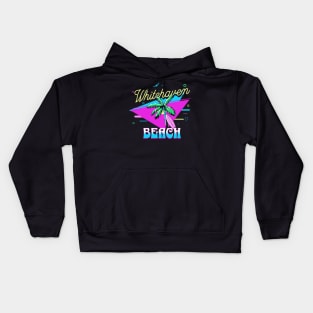 Whitehaven Beach | Vintage Retro Design Kids Hoodie